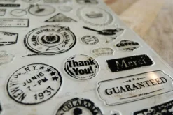 Vintage Stamp Deco Sticker