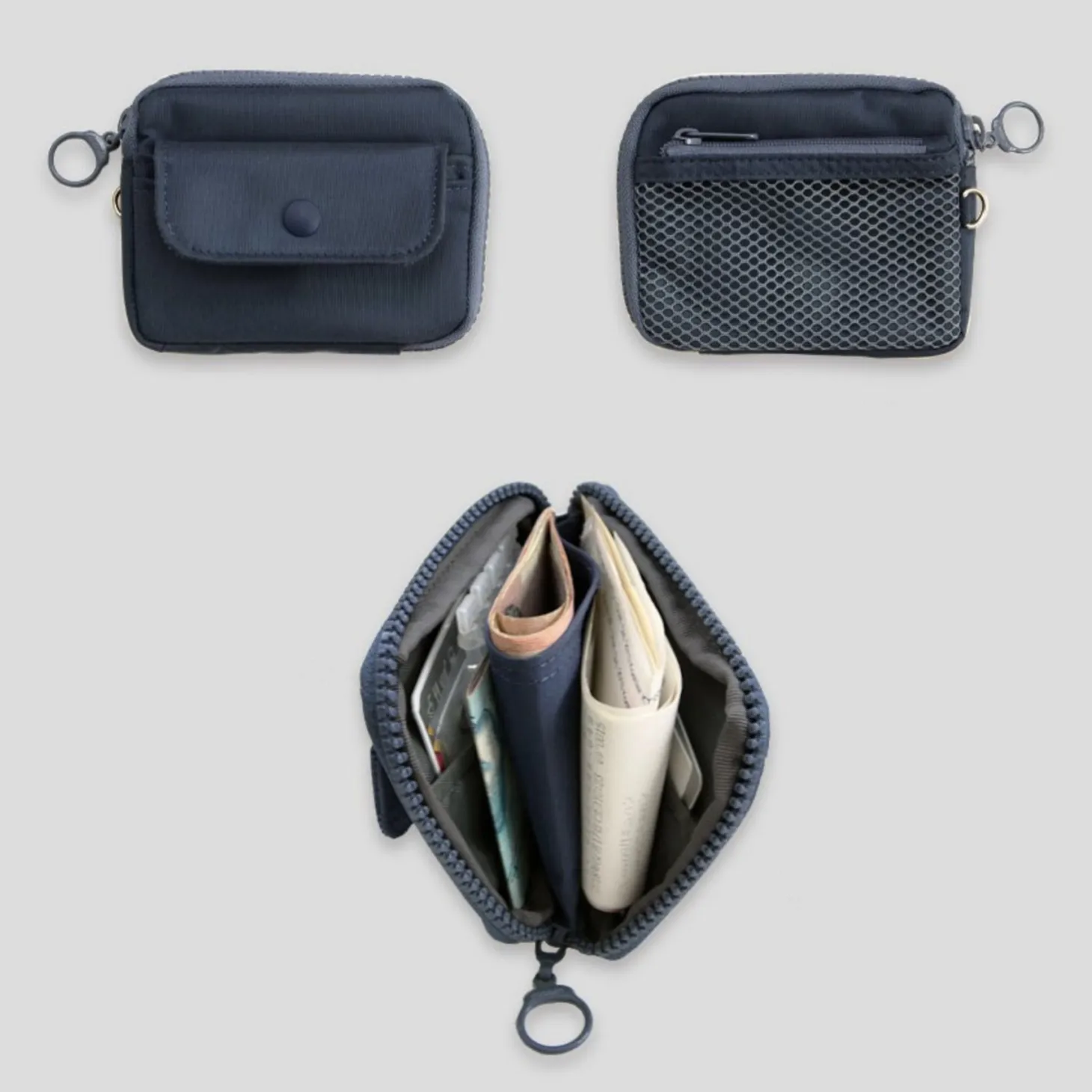 Voyager Button Card Pouch