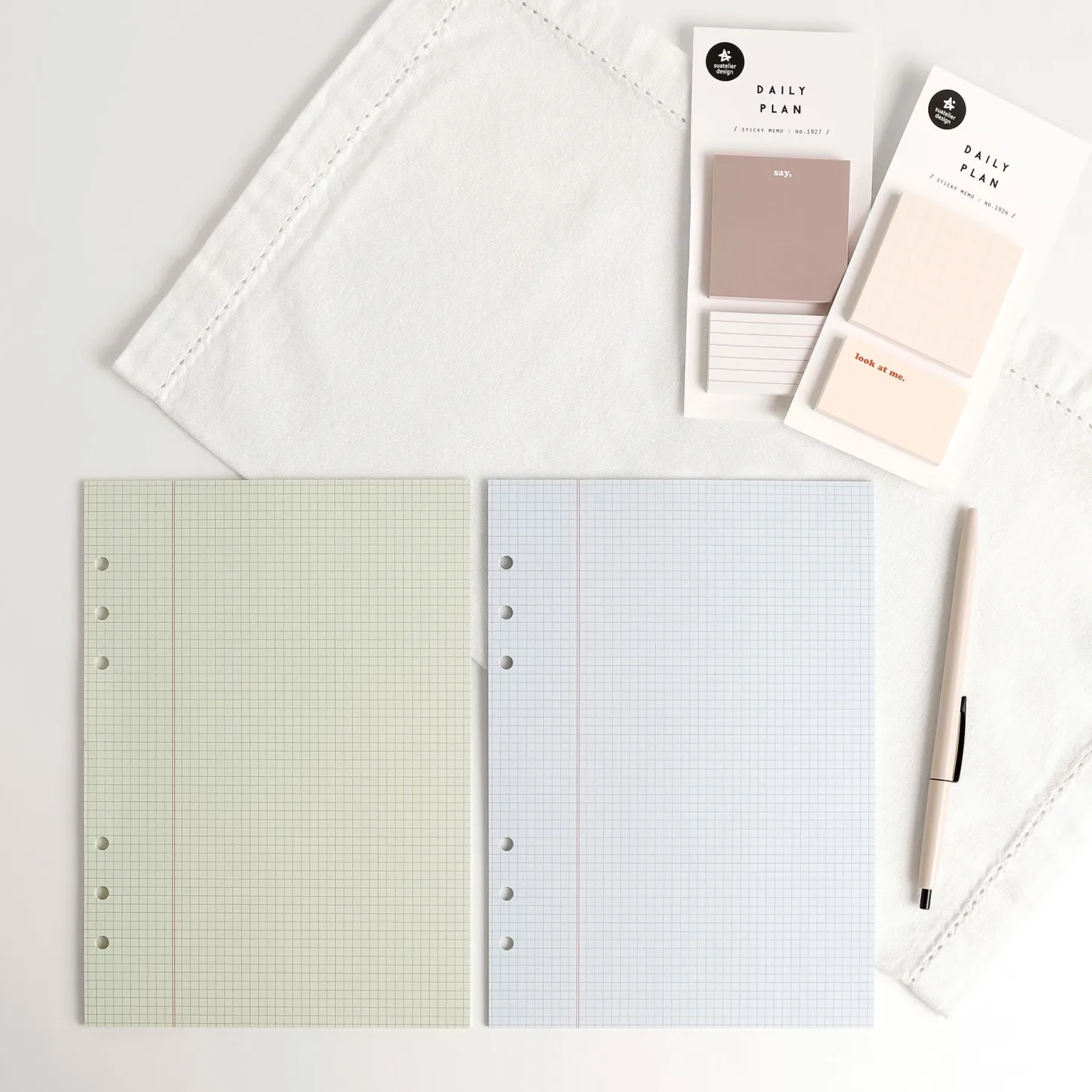 Warm Tone Daily Plan Sticky Note
