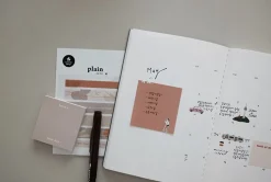 Warm Tone Daily Plan Sticky Note