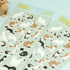 Weasel Friends Deco Sticker