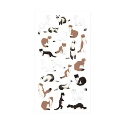 Weasel Friends Deco Sticker