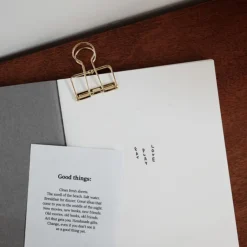 White Stitched Monthly Planner