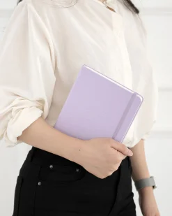 Wide Record Hardcover Grid Notebook v2