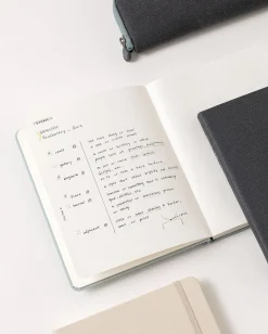 Wide Record Hardcover Grid Notebook v2