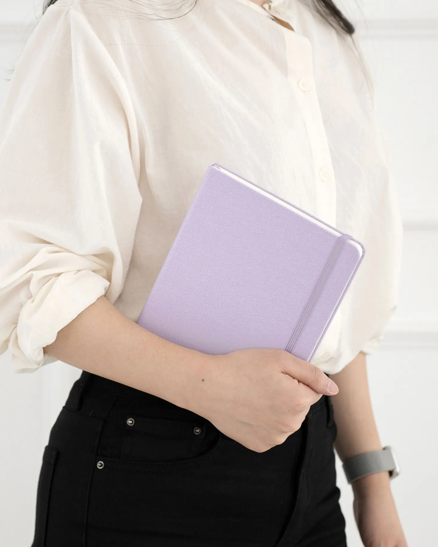 Wide Record Hardcover Grid Notebook v2