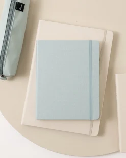 Wide Record Hardcover Grid Notebook v2