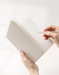 Wide Record Hardcover Grid Notebook v2