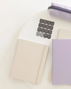Wide Record Hardcover Lined Notebook v2