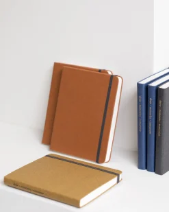 Wide Record Hardcover Plain Notebook