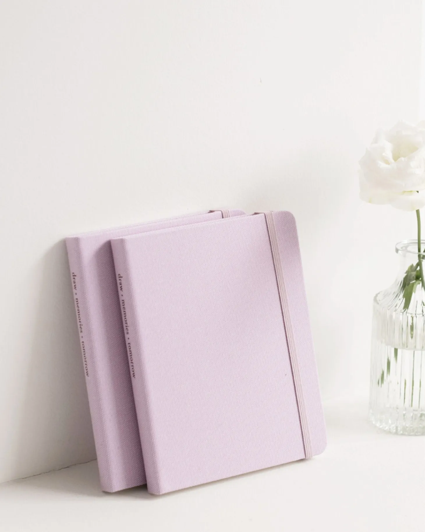 Wide Record Hardcover Plain Notebook