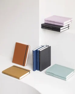 Wide Record Hardcover Plain Notebook