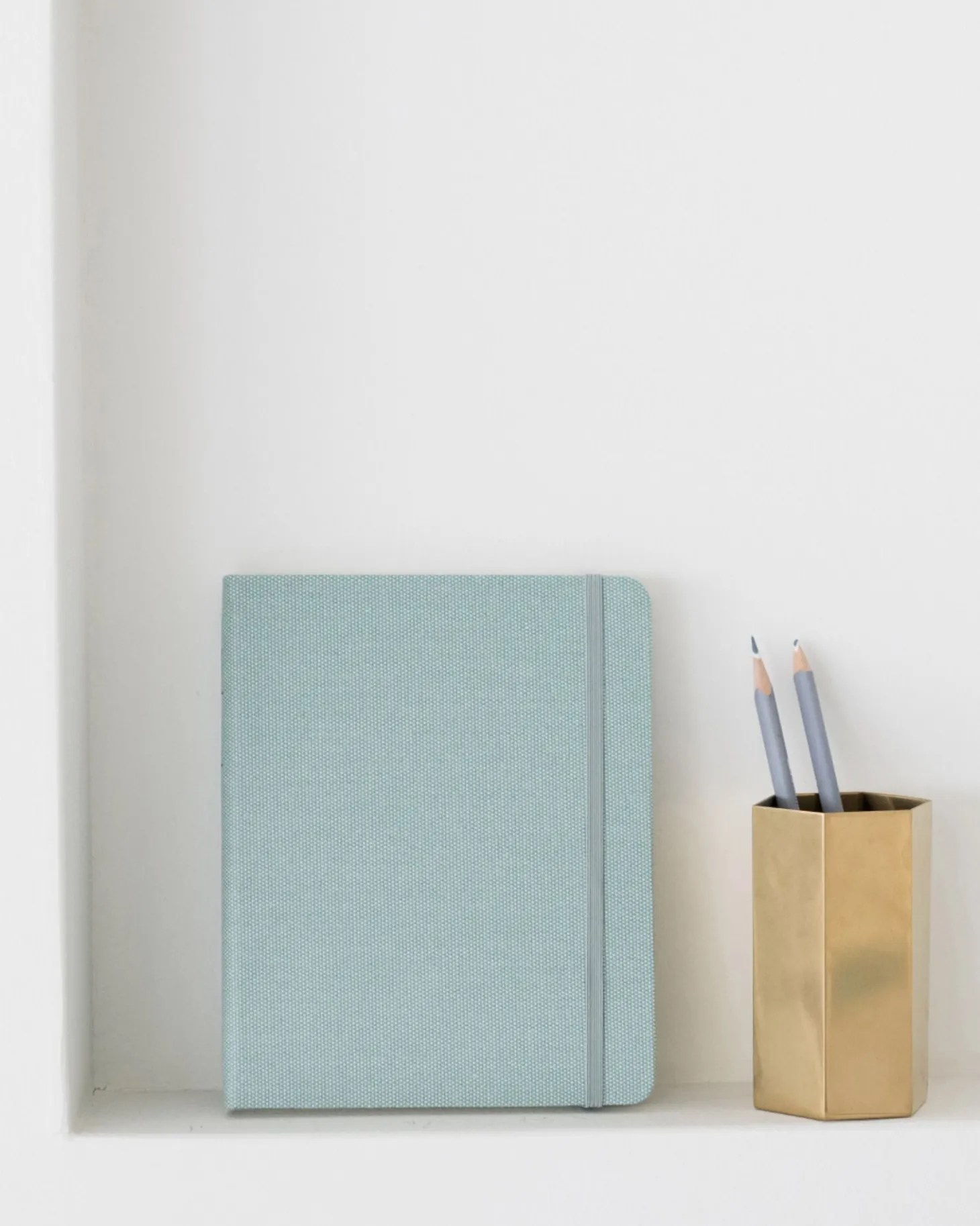 Wide Record Hardcover Plain Notebook