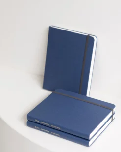 Wide Record Hardcover Plain Notebook