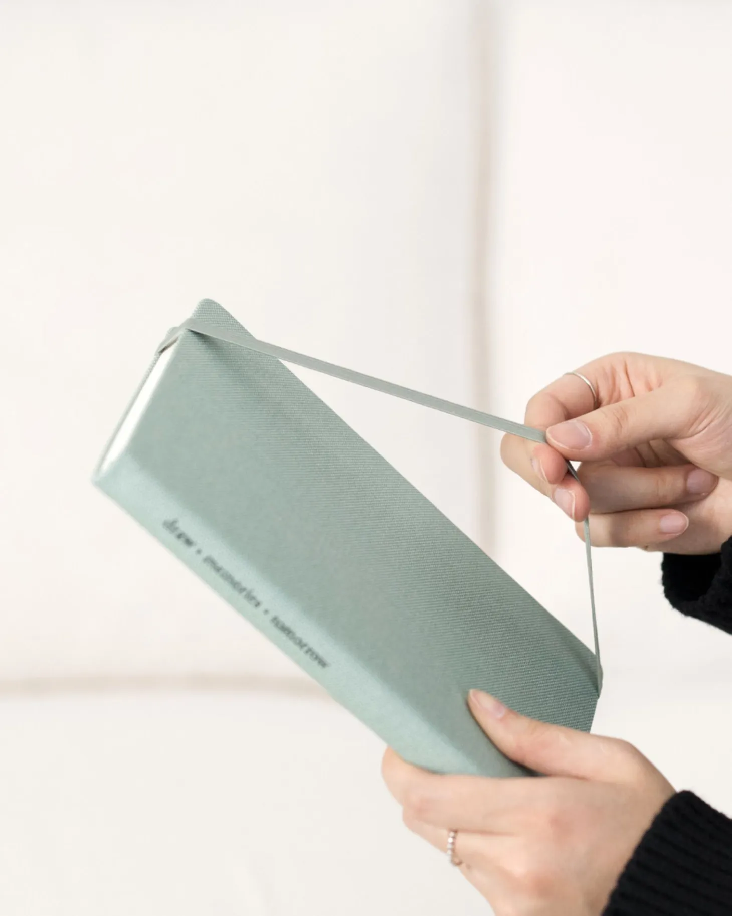 Wide Record Hardcover Plain Notebook