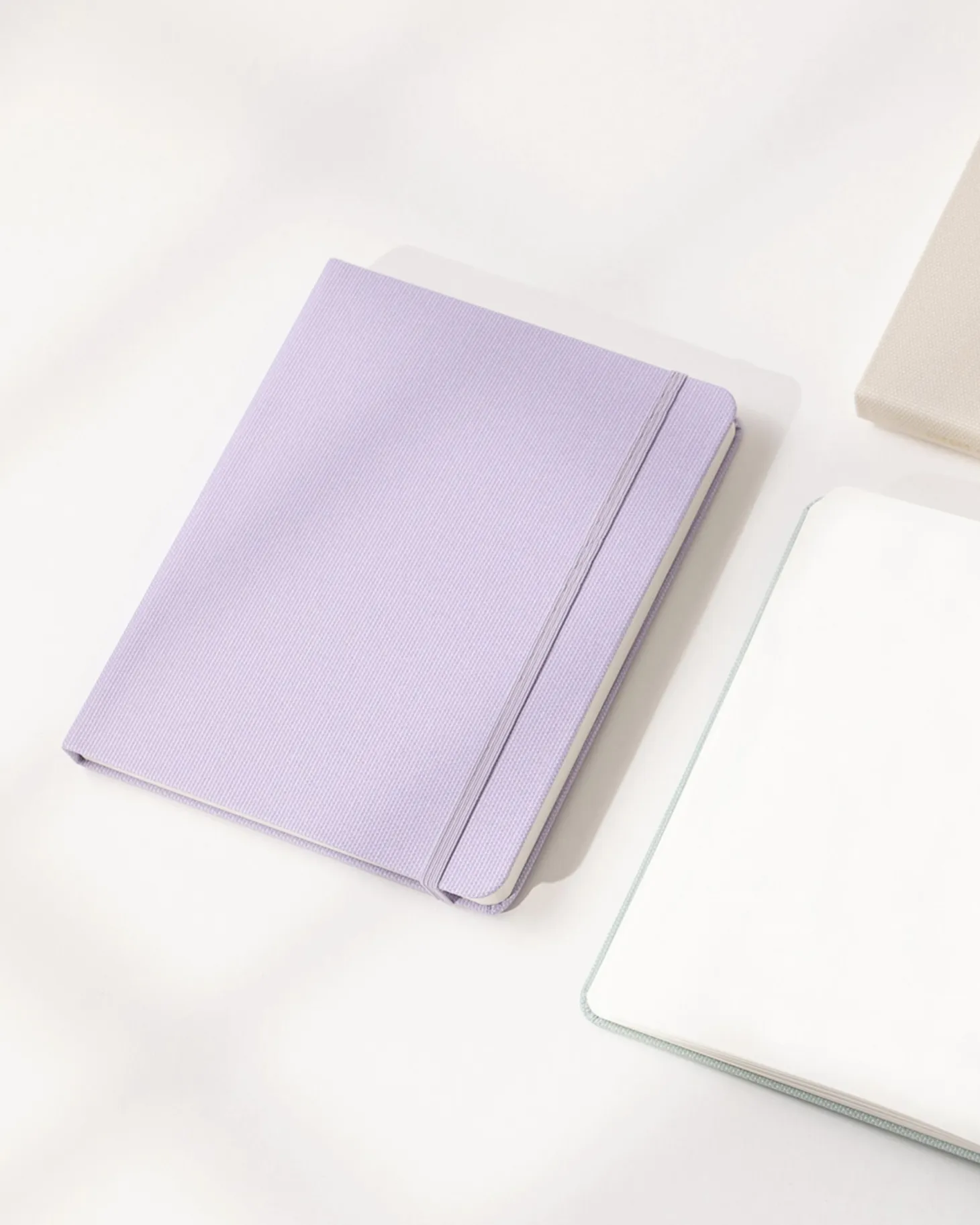 Wide Record Hardcover Plain Notebook v2