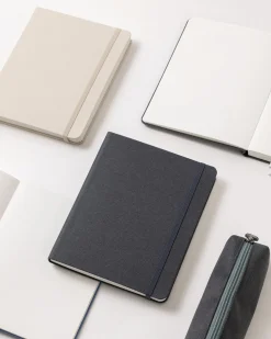Wide Record Hardcover Plain Notebook v2