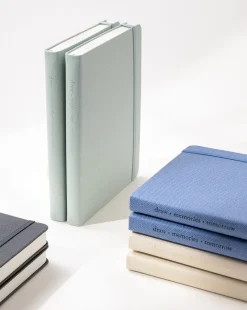 Wide Record Hardcover Plain Notebook v2