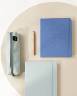 Wide Record Hardcover Plain Notebook v2