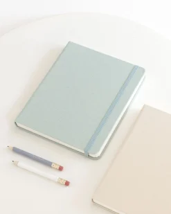 Wide Record Hardcover Plain Notebook v2