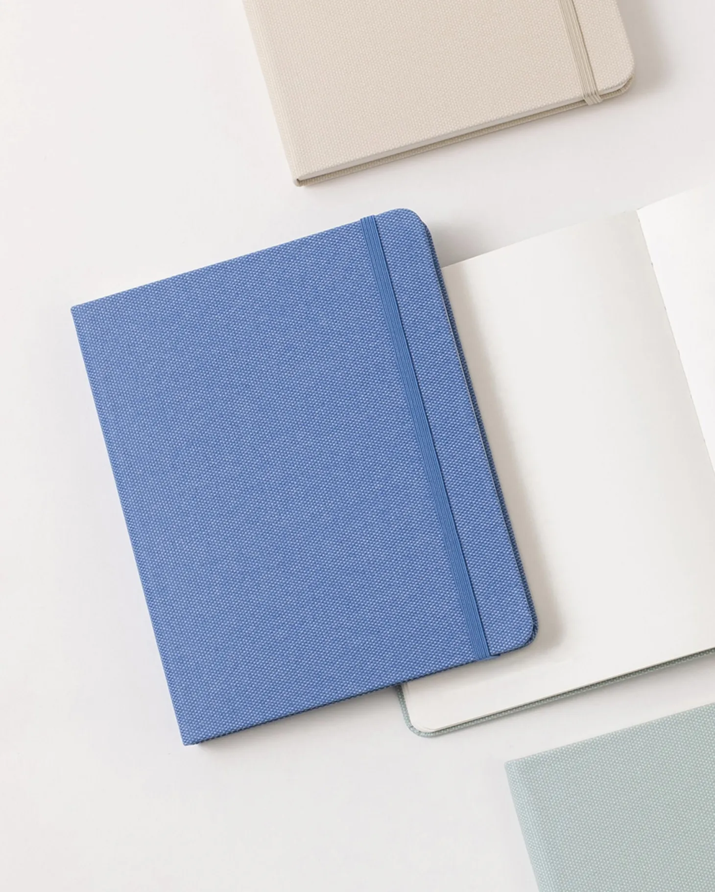 Wide Record Hardcover Plain Notebook v2