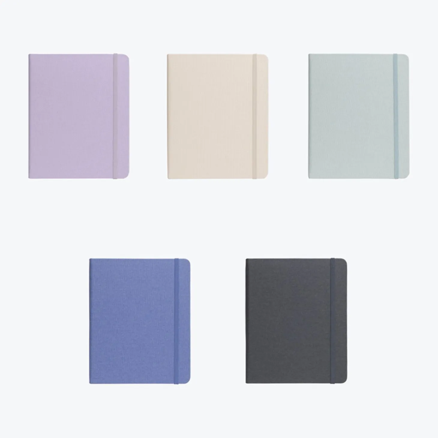 Wide Record Hardcover Plain Notebook v2