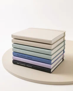 Wide Record Hardcover Plain Notebook v2