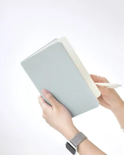 Wide Record Hardcover Plain Notebook v2