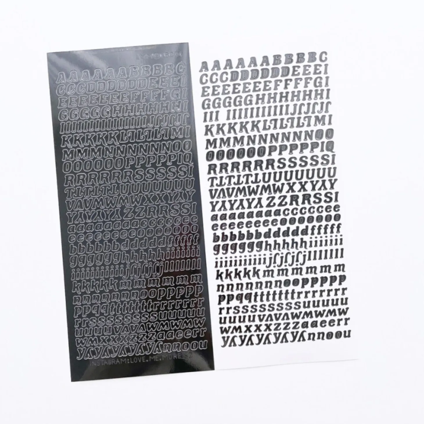 Wiggle Alphabet Slim Sticker