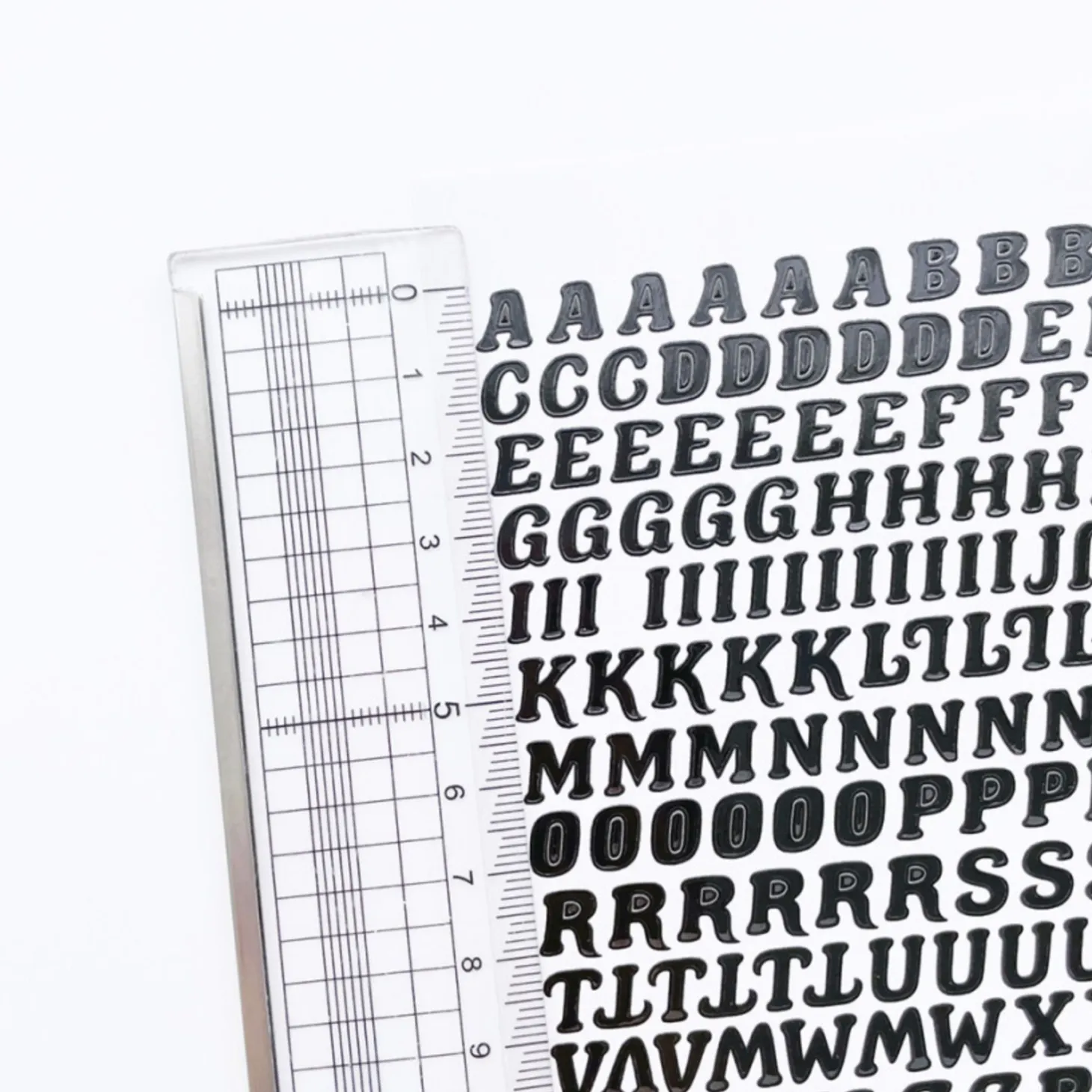 Wiggle Alphabet Slim Sticker