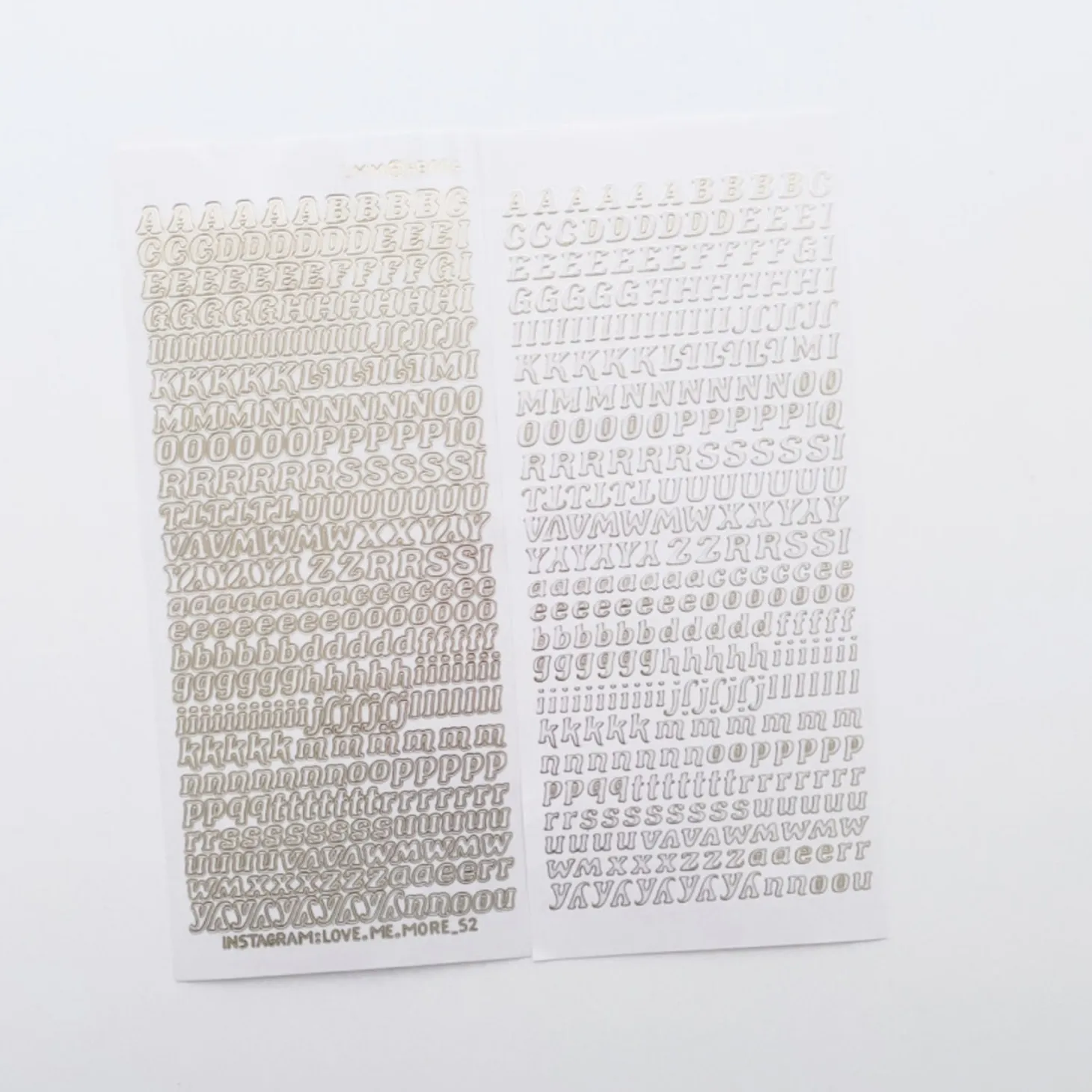 Wiggle Alphabet Slim Sticker