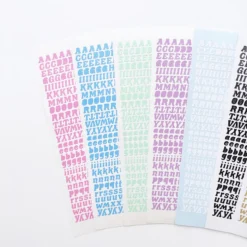 Wiggle Alphabet Slim Sticker