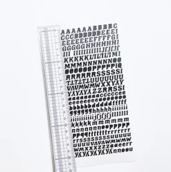 Wiggle Alphabet Slim Sticker
