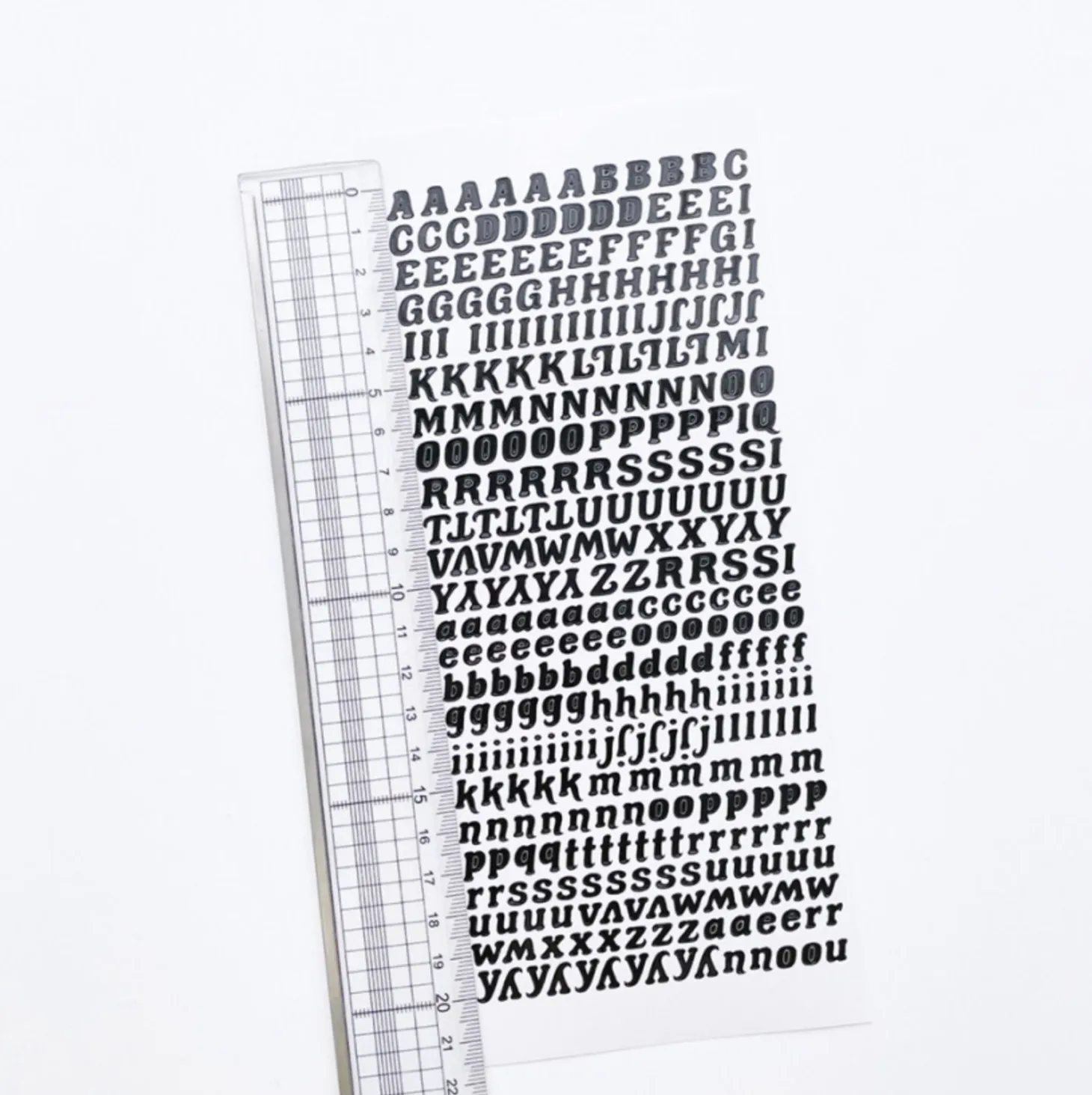 Wiggle Alphabet Slim Sticker