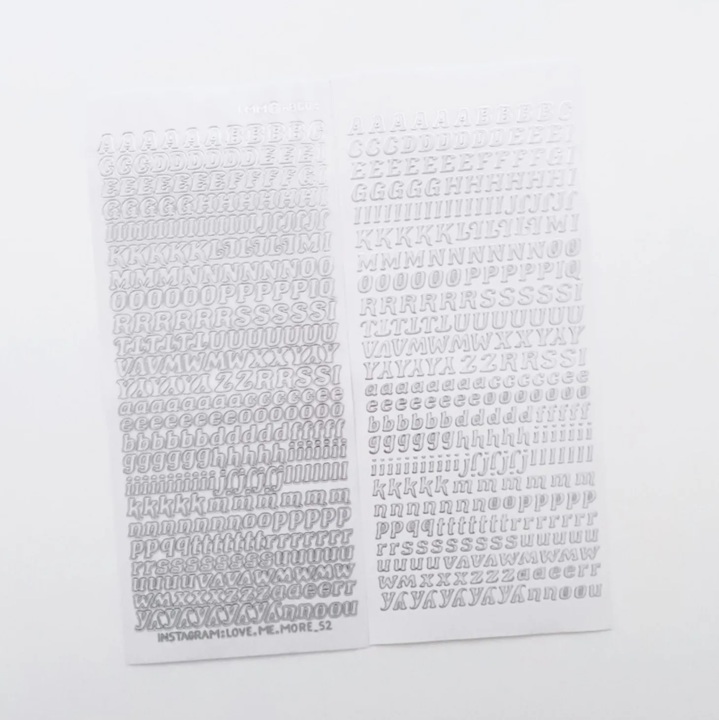 Wiggle Alphabet Slim Sticker