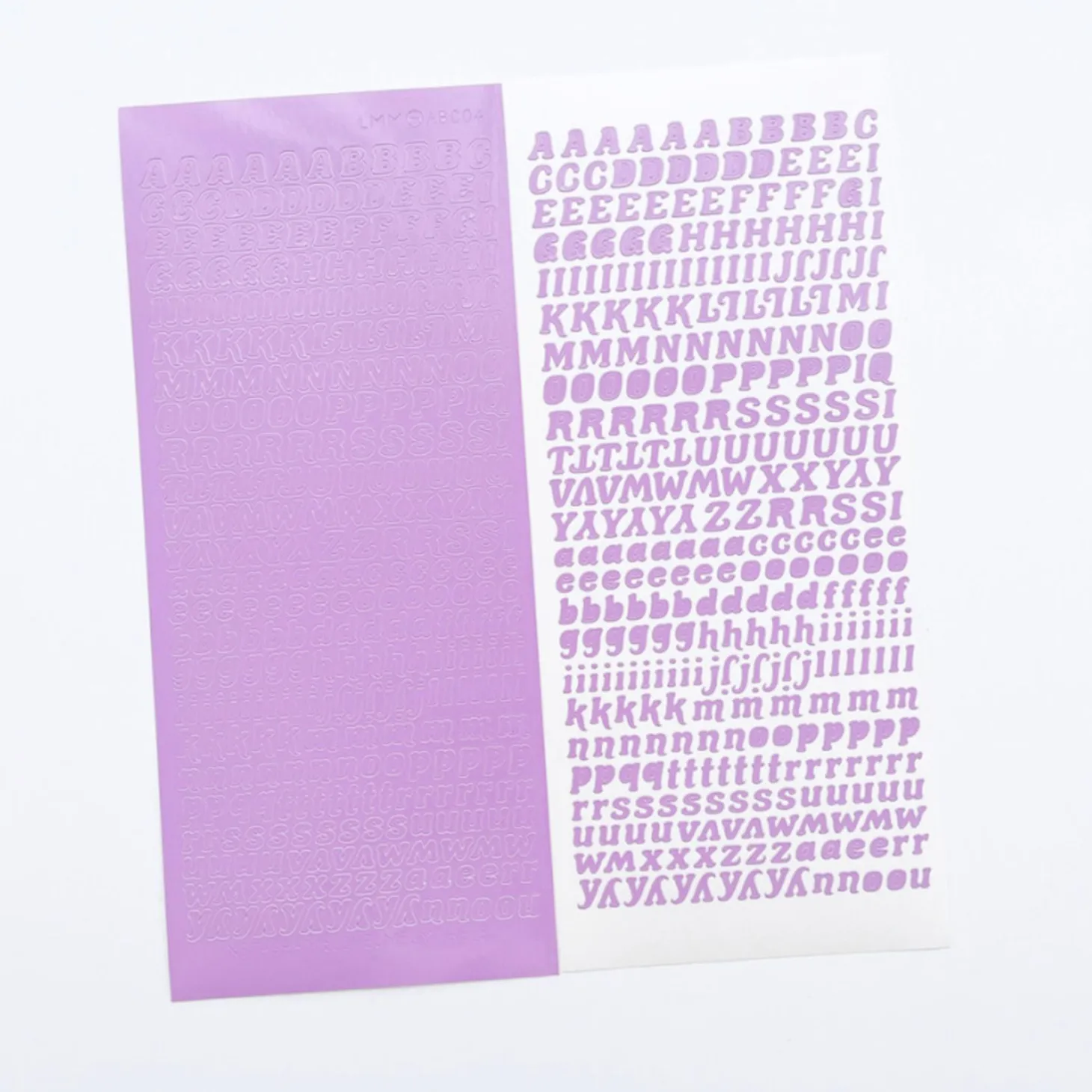 Wiggle Alphabet Slim Sticker