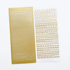 Wiggle Alphabet Slim Sticker