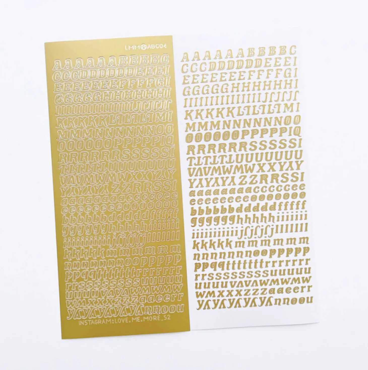 Wiggle Alphabet Slim Sticker