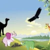 Wild Animal Deco Sticker