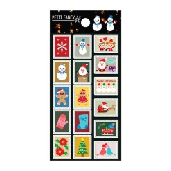 Winter Holiday Stamp Deco Sticker