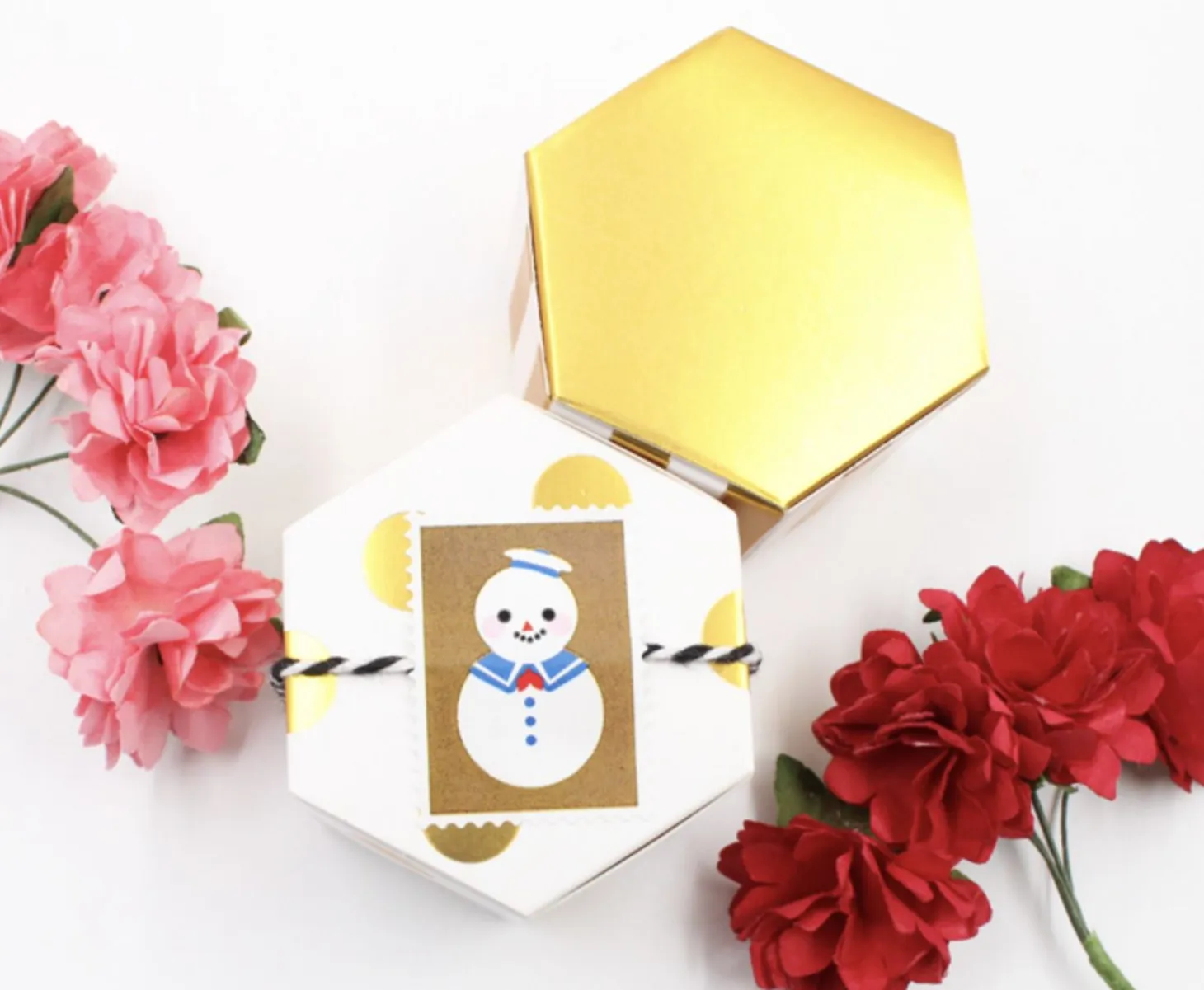 Winter Holiday Stamp Deco Sticker