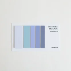 Winter Index Sticky Note