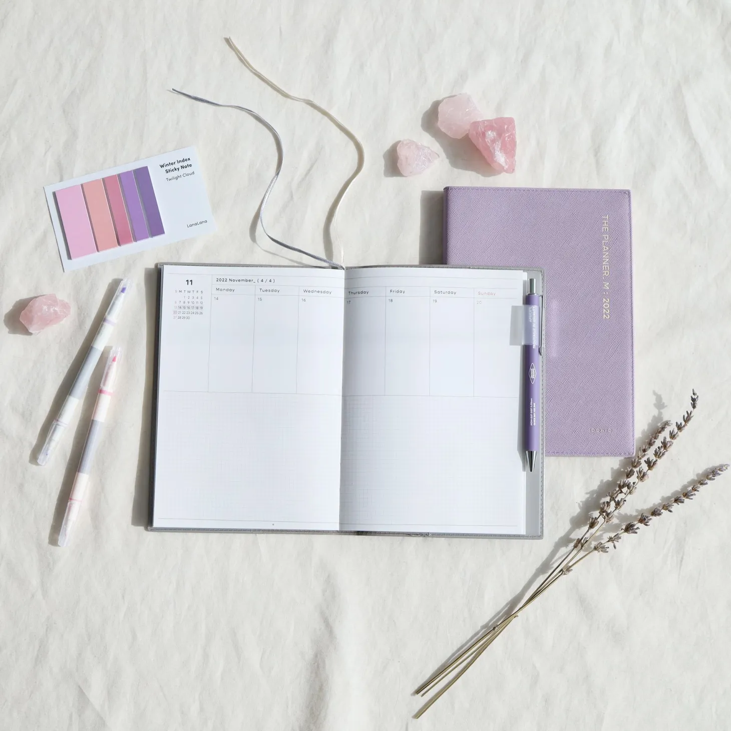 Winter Index Sticky Note