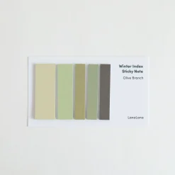 Winter Index Sticky Note