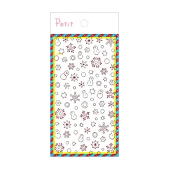 Winter Red Line Deco Sticker