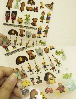 Wood Work Deco Sticker