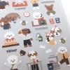 Work and Work Deco Sticker