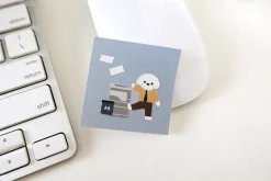Work and Work Deco Sticker