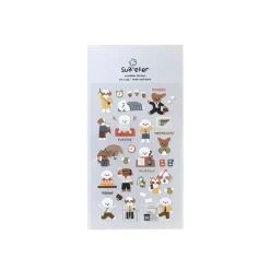 Work and Work Deco Sticker