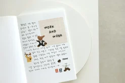 Work and Work Deco Sticker